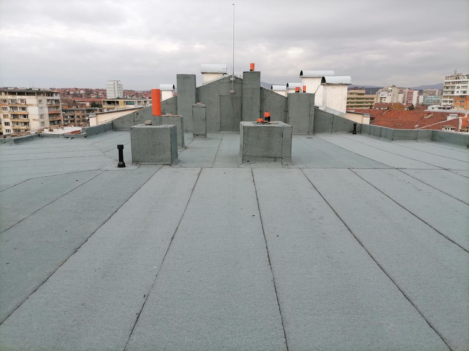 Хидроизолация на индустриален покрив